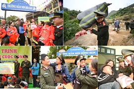 Ảnh: Công an Hà Nội "cõng" cặp sách, áo ấm vượt đèo núi, tặng hơn 600 triệu đồng tới các em học sinh Lào Cai