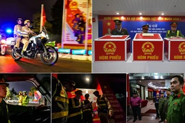 Thức trọn đêm gác hòm phiếu: Giăng "lưới thép" an ninh trên mọi nẻo đường Thủ đô