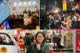 Đêm không ngủ trên "phố vàng" Hà Nội ngày Vía Thần Tài