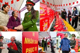 Ấm lòng "Gian hàng 0 đồng" của Công an xã Hoài Đức: Trao 400 suất quà, nhận những nụ cười vô giá