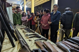 Hà Nội yêu cầu cấp xã phải bố trí ít nhất 2 địa điểm thu hồi vũ khí, vật liệu nổ