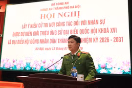 Thiếu tướng Dương Đức Hải - Phó Giám đốc Công an Hà Nội được giới thiệu ứng cử Đại biểu Quốc hội khóa XVI