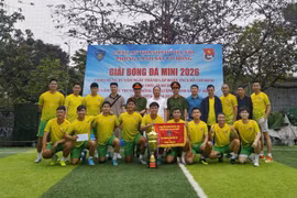 Tiểu đoàn Cảnh sát cơ động số 1 xuất sắc vô địch Giải bóng đá mini Phòng Cảnh sát cơ động năm 2026