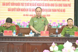 Thông điệp đanh thép của Giám đốc Công an Hà Nội: Không khoán trắng, nể nang vi phạm trật tự đô thị