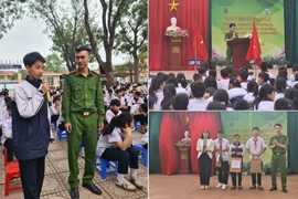 Công an xã xây dựng "lá chắn" pháp luật, phòng chống bạo lực học đường ở ngoại thành Hà Nội