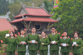 Tuổi trẻ Học viện Cảnh sát nhân dân: Gửi trọn niềm tin qua từng lá phiếu