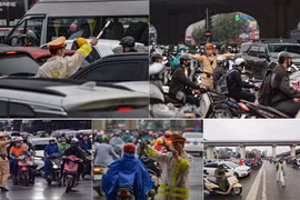  Từ 10 phút "phá vây" ngã tư nghẹt thở sáng đầu tuần đến chuyện hàng ngày của CSGT Thủ đô