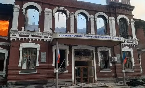 UAV Ukraine tấn công ký túc xá trường học ở Nga