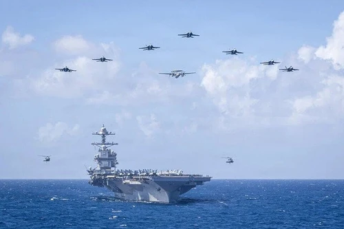 Siêu tàu sân bay Mỹ đến Israel giữa tình hình nóng