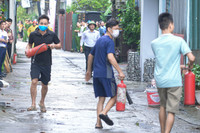 Diễn tập chữa cháy và cứu nạn, cứu hộ tại huyện Quốc Oai