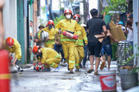 Diễn tập chữa cháy và cứu nạn, cứu hộ tại huyện Quốc Oai