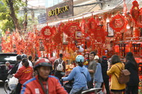 Hàng Mã mùa Tết về 