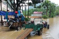 Hình ảnh tan hoang sau mưa lũ ở Lục Yên, Yên Bái