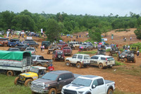 Những pha xử lý đầy kịch tính tại giải đua xe địa hình ở Hà Nội