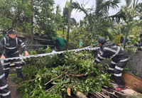 Hàng nghìn Cảnh sát cơ động tham gia ứng phó, khắc phục hậu quả cơn bão số 10