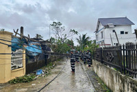 Hàng nghìn Cảnh sát cơ động tham gia ứng phó, khắc phục hậu quả cơn bão số 10