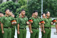 Công an Hà Nội nỗ lực tập luyện sẵn sàng tranh tài tại chung kết Hội thi điều lệnh, quân sự, võ thuật 