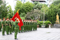 Công an Hà Nội nỗ lực tập luyện sẵn sàng tranh tài tại chung kết Hội thi điều lệnh, quân sự, võ thuật 