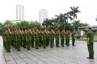 Công an Hà Nội nỗ lực tập luyện sẵn sàng tranh tài tại chung kết Hội thi điều lệnh, quân sự, võ thuật 