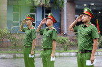 Công an Hà Nội nỗ lực tập luyện sẵn sàng tranh tài tại chung kết Hội thi điều lệnh, quân sự, võ thuật 