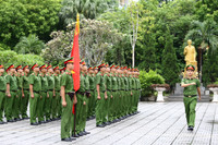 Công an Hà Nội nỗ lực tập luyện sẵn sàng tranh tài tại chung kết Hội thi điều lệnh, quân sự, võ thuật 