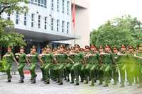 Công an Hà Nội nỗ lực tập luyện sẵn sàng tranh tài tại chung kết Hội thi điều lệnh, quân sự, võ thuật 