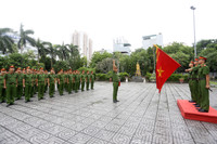 Công an Hà Nội nỗ lực tập luyện sẵn sàng tranh tài tại chung kết Hội thi điều lệnh, quân sự, võ thuật 
