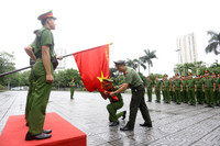 Công an Hà Nội nỗ lực tập luyện sẵn sàng tranh tài tại chung kết Hội thi điều lệnh, quân sự, võ thuật 