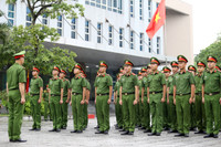 Công an Hà Nội nỗ lực tập luyện sẵn sàng tranh tài tại chung kết Hội thi điều lệnh, quân sự, võ thuật 