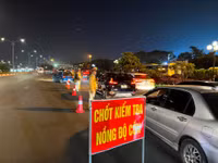 Ngăn chặn vi phạm nồng độ cồn ngay trong những ngày đầu năm 2024