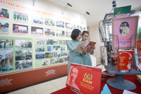 Phụ nữ Công an Thủ đô thướt tha áo dài mừng Ngày Quốc tế Phụ nữ 