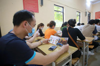 Xem cán bộ, đoàn viên công đoàn Công an Hà Nội xử lý tình huống cháy nổ 