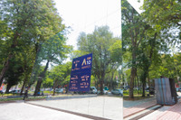 Khối gương kính 3D ở vườn hoa Diên Hồng thu hút giới trẻ check in ngày cuối tuần