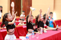 Sôi động chương trình Ngày Quốc tế thiếu nhi ở Công an Hà Nội