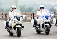 Tinh nhuệ lực lượng Cảnh sát giao thông Hà Nội trong phương án đón dẫn khách quốc tế