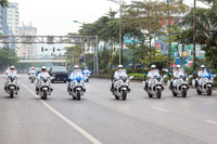 Tinh nhuệ lực lượng Cảnh sát giao thông Hà Nội trong phương án đón dẫn khách quốc tế