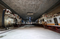 Bên trong các ga chuẩn bị đào hầm của dự án Metro Nhổn - ga Hà Nội