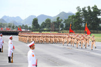 Cận cảnh các khối diễu binh cùng dàn khí tài hiện đại trong buổi hợp luyện sự kiện A80