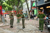 Công an Hà Nội triển khai lực lượng đảm bảo an ninh trật tự hợp luyện A80 