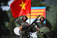 Cận cảnh các khối diễu binh cùng dàn khí tài hiện đại trong buổi hợp luyện sự kiện A80