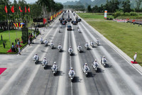 Cận cảnh các khối diễu binh cùng dàn khí tài hiện đại trong buổi hợp luyện sự kiện A80