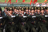 Cận cảnh các khối diễu binh cùng dàn khí tài hiện đại trong buổi hợp luyện sự kiện A80