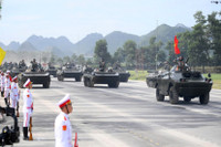 Cận cảnh các khối diễu binh cùng dàn khí tài hiện đại trong buổi hợp luyện sự kiện A80