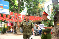 Công an Hà Nội triển khai lực lượng đảm bảo an ninh trật tự hợp luyện A80 