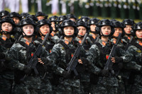 Cận cảnh các khối diễu binh cùng dàn khí tài hiện đại trong buổi hợp luyện sự kiện A80