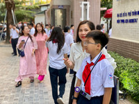 Công an phường Giảng Võ bảo đảm an ninh trật tự, an toàn giao thông trong ngày khai giảng năm học mới