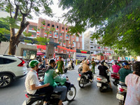 Công an phường Giảng Võ bảo đảm an ninh trật tự, an toàn giao thông trong ngày khai giảng năm học mới