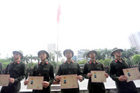 Ấn tượng màn trình diễn võ thuật của chiến sĩ nghĩa vụ Công an Hà Nội