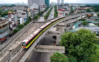 Giải cứu hành khách trong vụ cháy giả định trên tàu metro Nhổn - ga Hà Nội