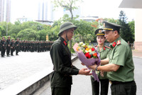 Ấn tượng màn trình diễn võ thuật của chiến sĩ nghĩa vụ Công an Hà Nội